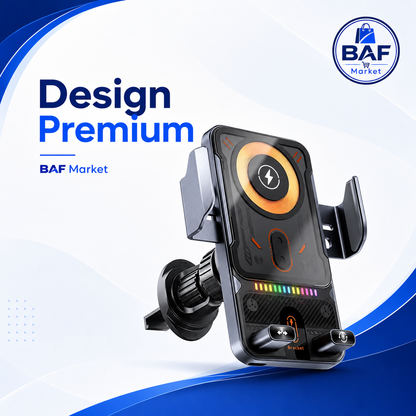 🔥Promoção do último dia 49%🔥Smart 2-In-1 Auto-Giratório Suporte para Telefone de Carro & Carregador Sem Fio