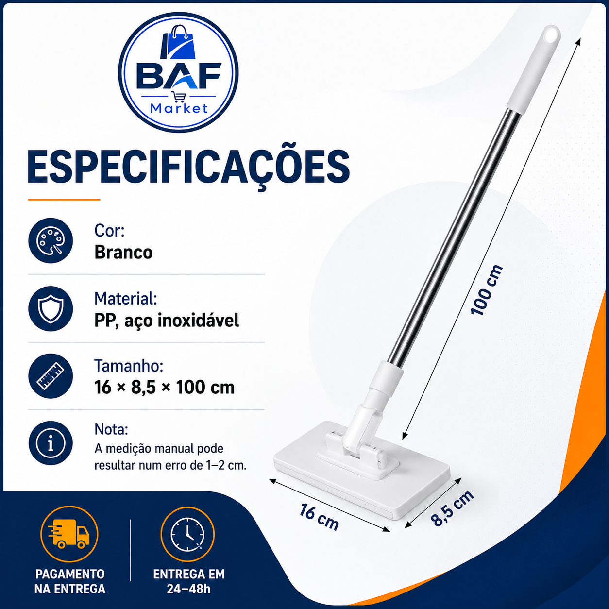 🔥 Último dia: 70% de desconto 🔥 Mopa multifuncional com 4 panos reutilizáveis