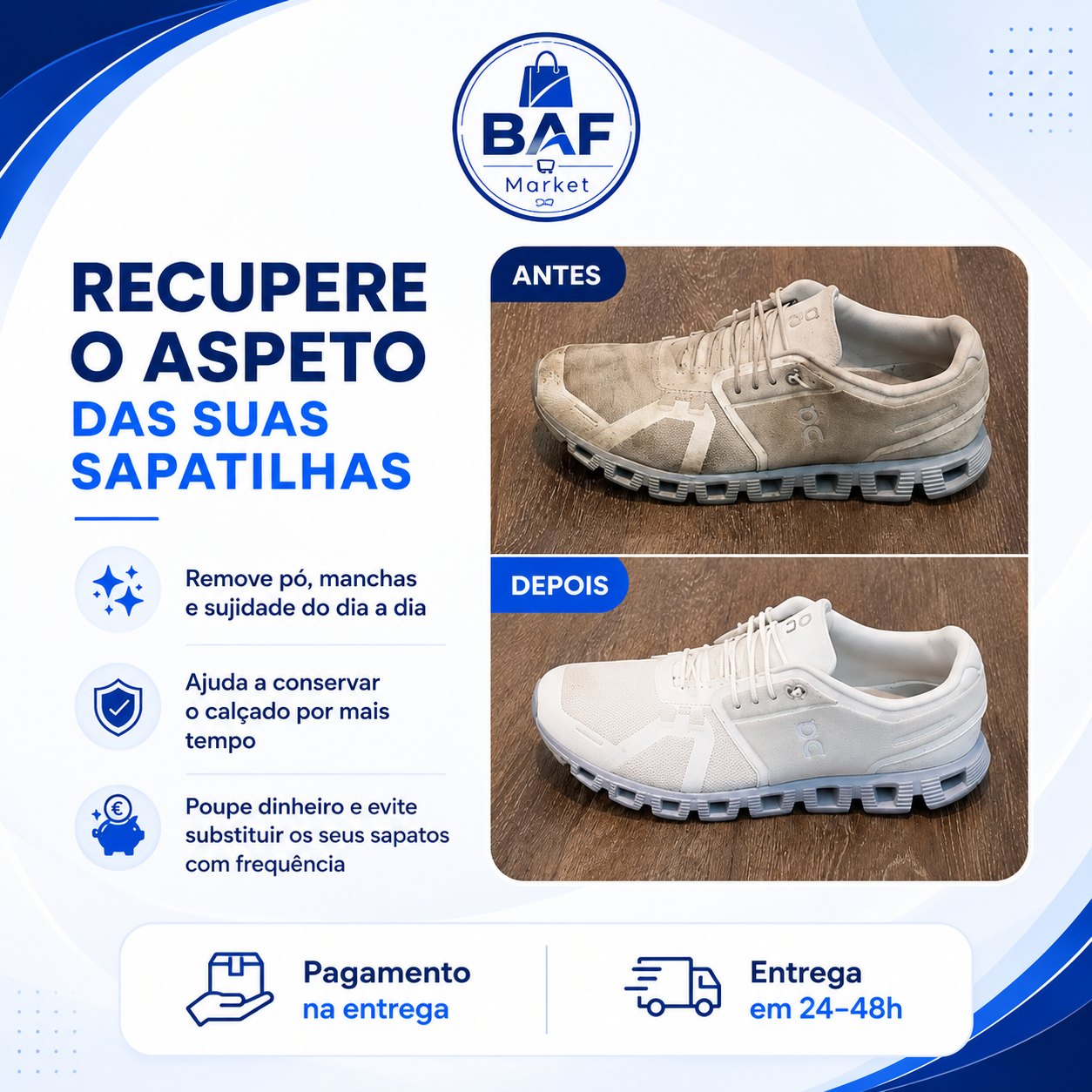 Bolsa de Lavagem para Calçado — Limpeza Profunda sem Esfregar