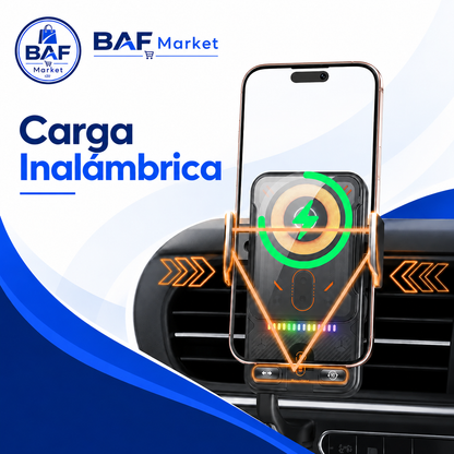 🔥 Oferta especial 🔥 Smart 2-en-1 Auto-Giratorio Soporte para Teléfono Móvil & Cargador Inalámbrico ¡Disfrute de un 10% de descuento en la 2a unidad!